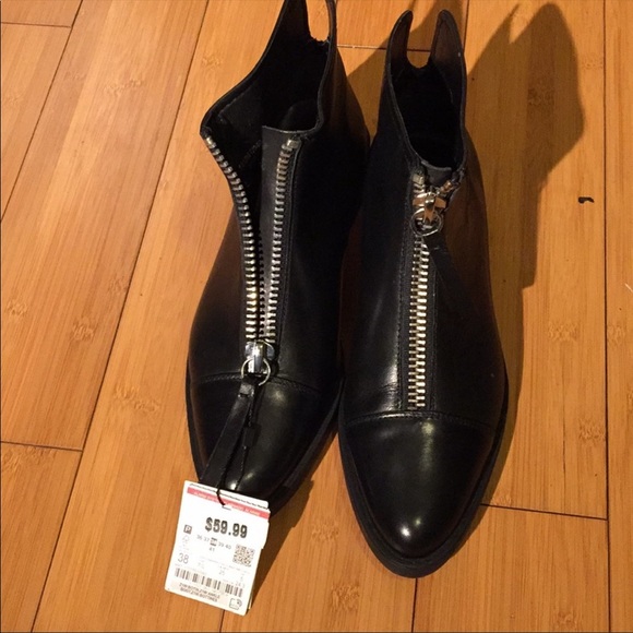 Zara Shoes - ZARA zip boots